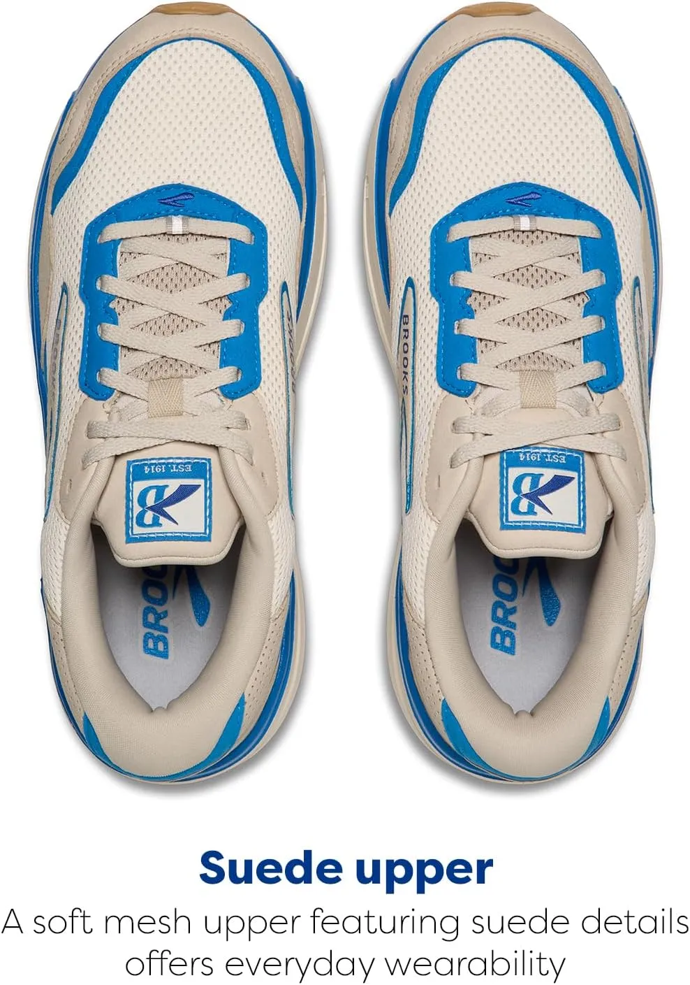 Brooks Men’s Ghost Max Suede/Leather Neutral Running & Walking Shoe