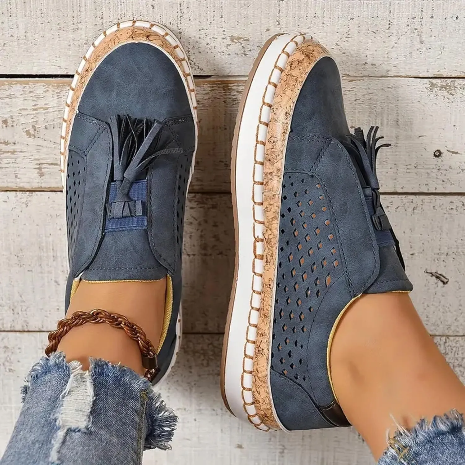 Cathalem Loafers for Women 2024 Libiyi Sneakers Dotmalls Shoes Ultra-Comfy Breathable Sneakers Comfy Orthotic Sneakers