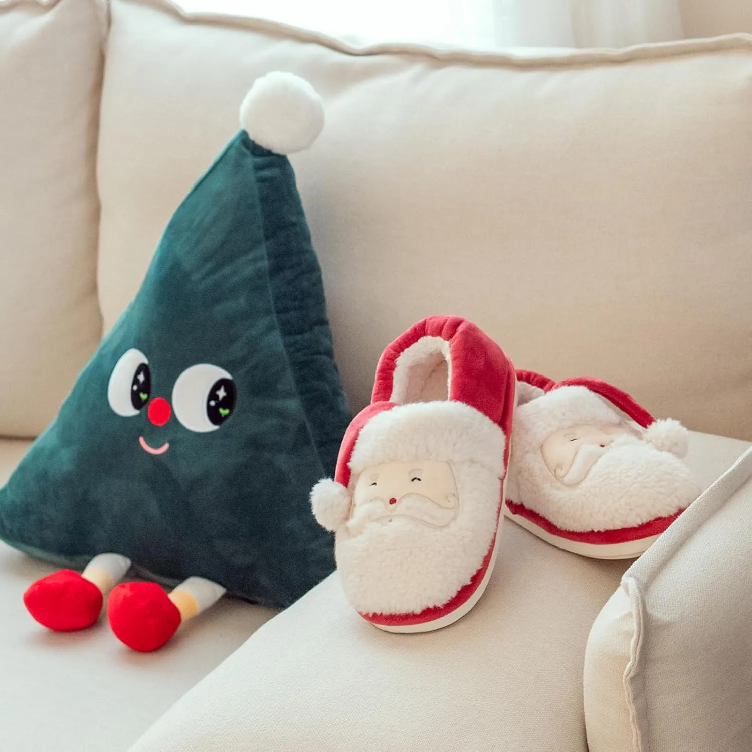 Christmas Slippers - Cozy Memory Foam Slippers for Women & Men