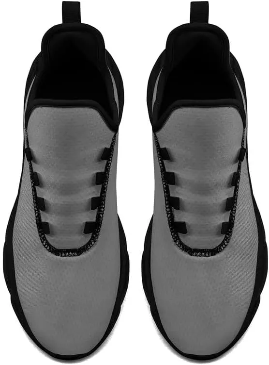 Custom Solid Color Sneakers for Men Women Print with Your Need Personalized Running Walking Tennis White Black Sports Shoes