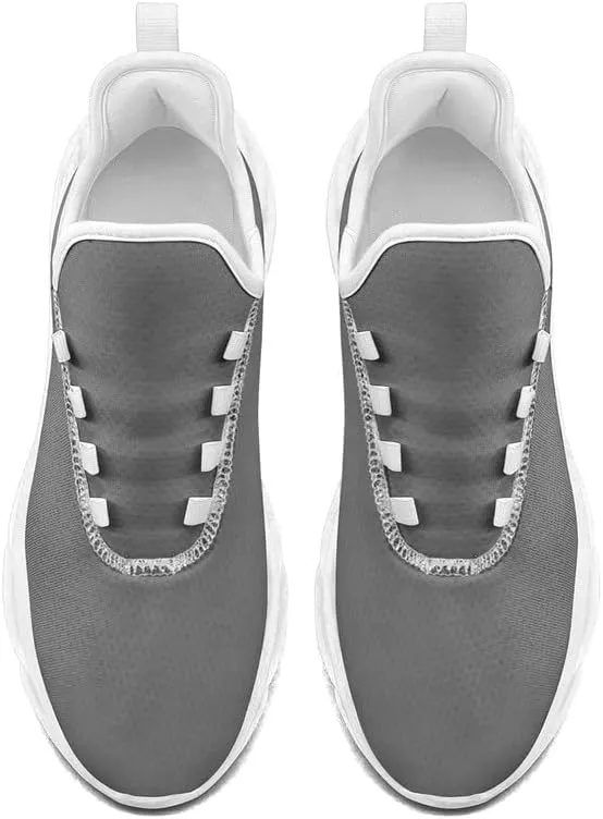 Custom Solid Color Sneakers for Men Women Print with Your Need Personalized Running Walking Tennis White Black Sports Shoes