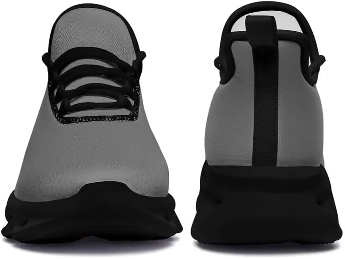 Custom Solid Color Sneakers for Men Women Print with Your Need Personalized Running Walking Tennis White Black Sports Shoes