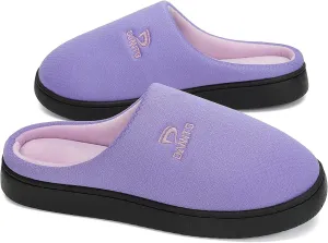 Dannto Womens Mens Memory Foam Slippers House Slide Sandals Bedroom Home Indoor Cozy Closed Toe Shoes