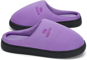 Dannto Womens Mens Memory Foam Slippers House Slide Sandals Bedroom Home Indoor Cozy Closed Toe Shoes