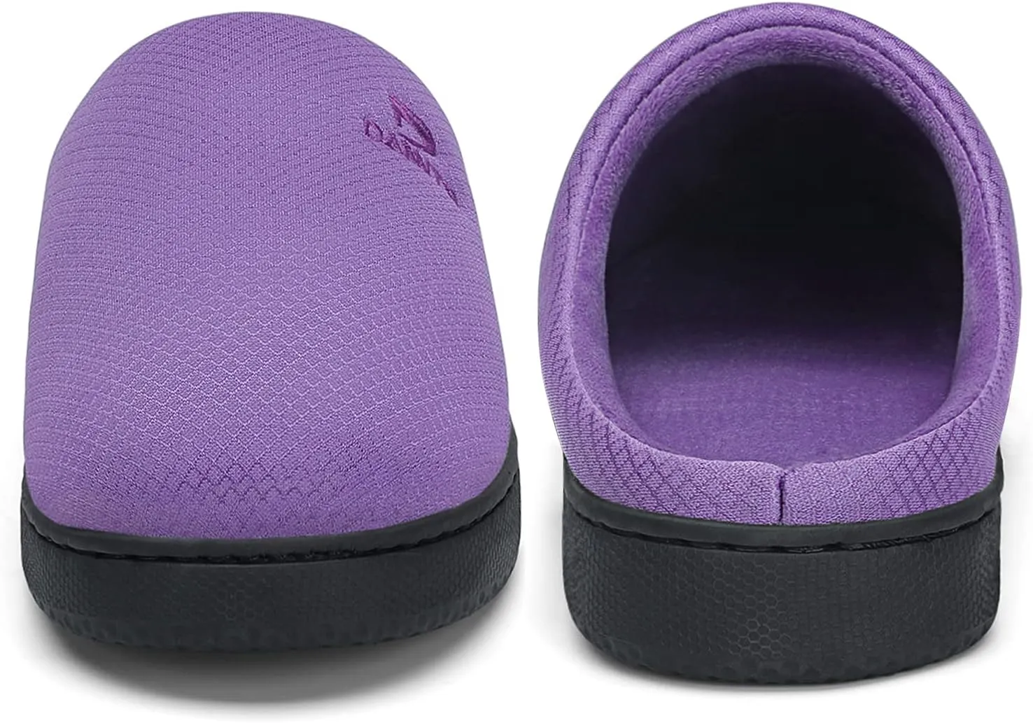 Dannto Womens Mens Memory Foam Slippers House Slide Sandals Bedroom Home Indoor Cozy Closed Toe Shoes