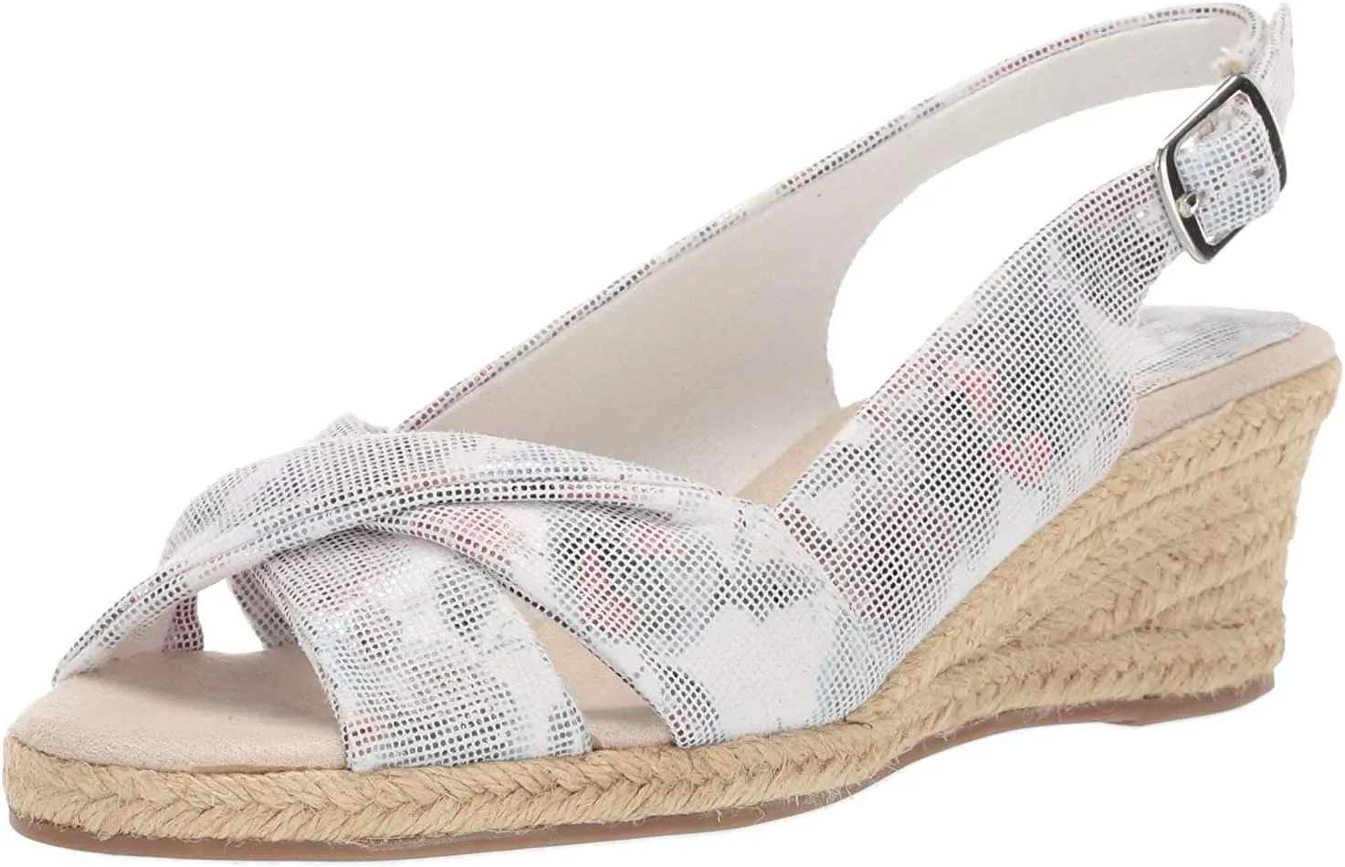 Easy Street Women's Maureen Espadrille Sandals Casual Shoes