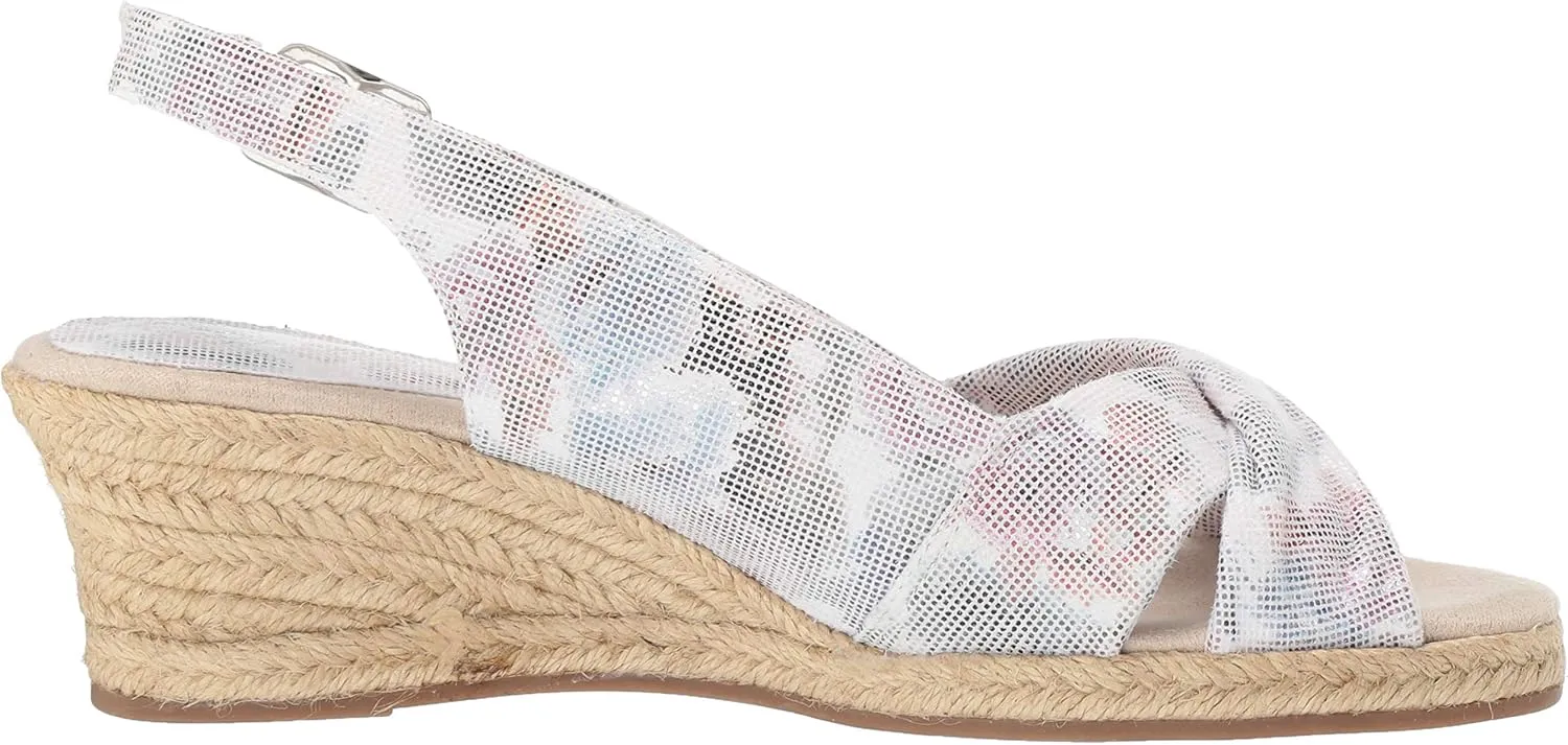 Easy Street Women's Maureen Espadrille Sandals Casual Shoes