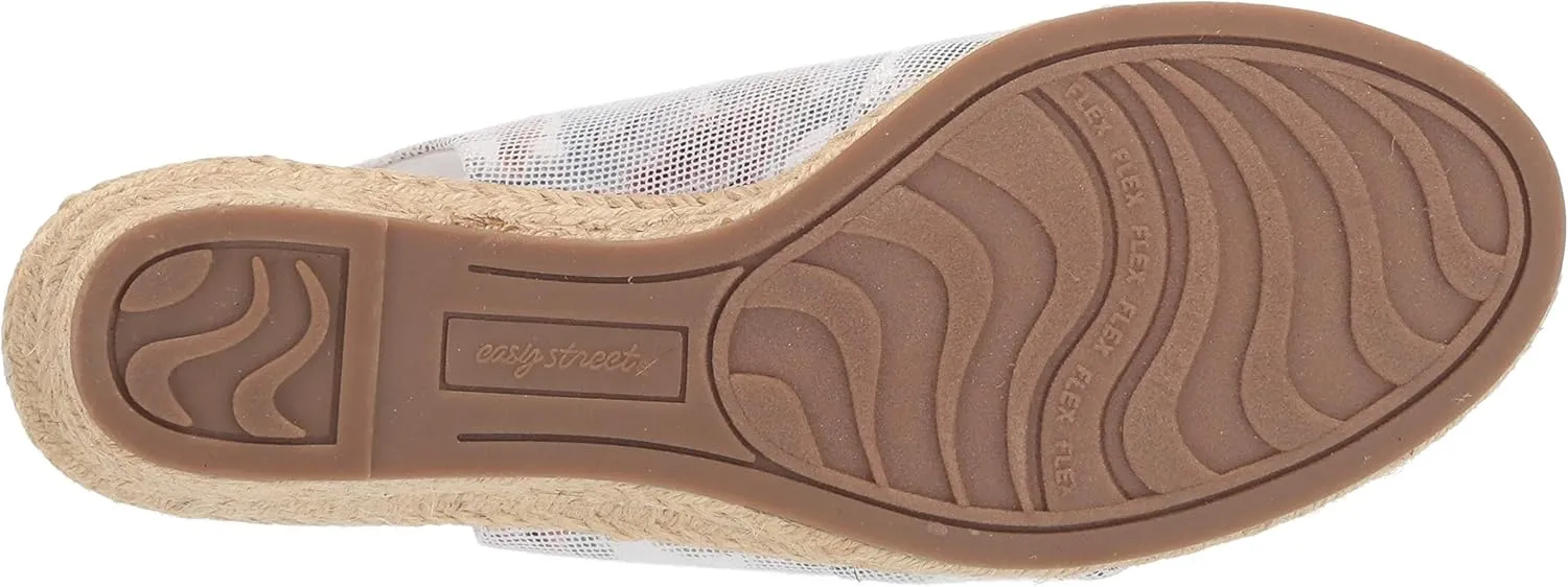 Easy Street Women's Maureen Espadrille Sandals Casual Shoes