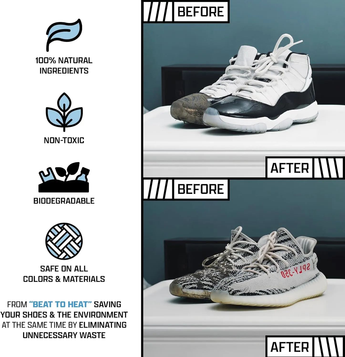 FACTORY LACED Shoe Cleaning Kit - Complete Sneaker Cleaner Kit - Shoe Cleaner for all shoes