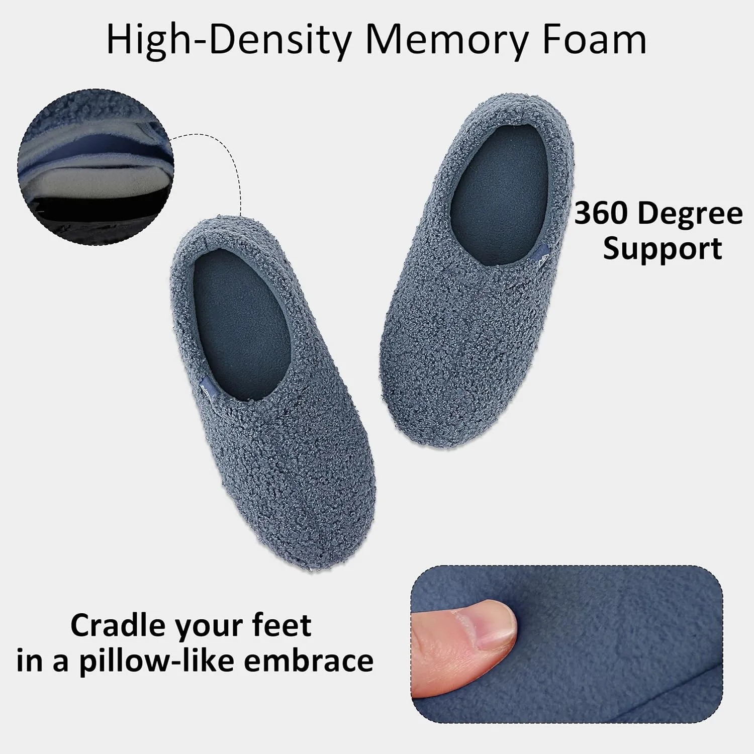 Forfoot House Slippers, Memory Foam Slippers for Women, Slippers for Women Indoor, Womens House Shoes