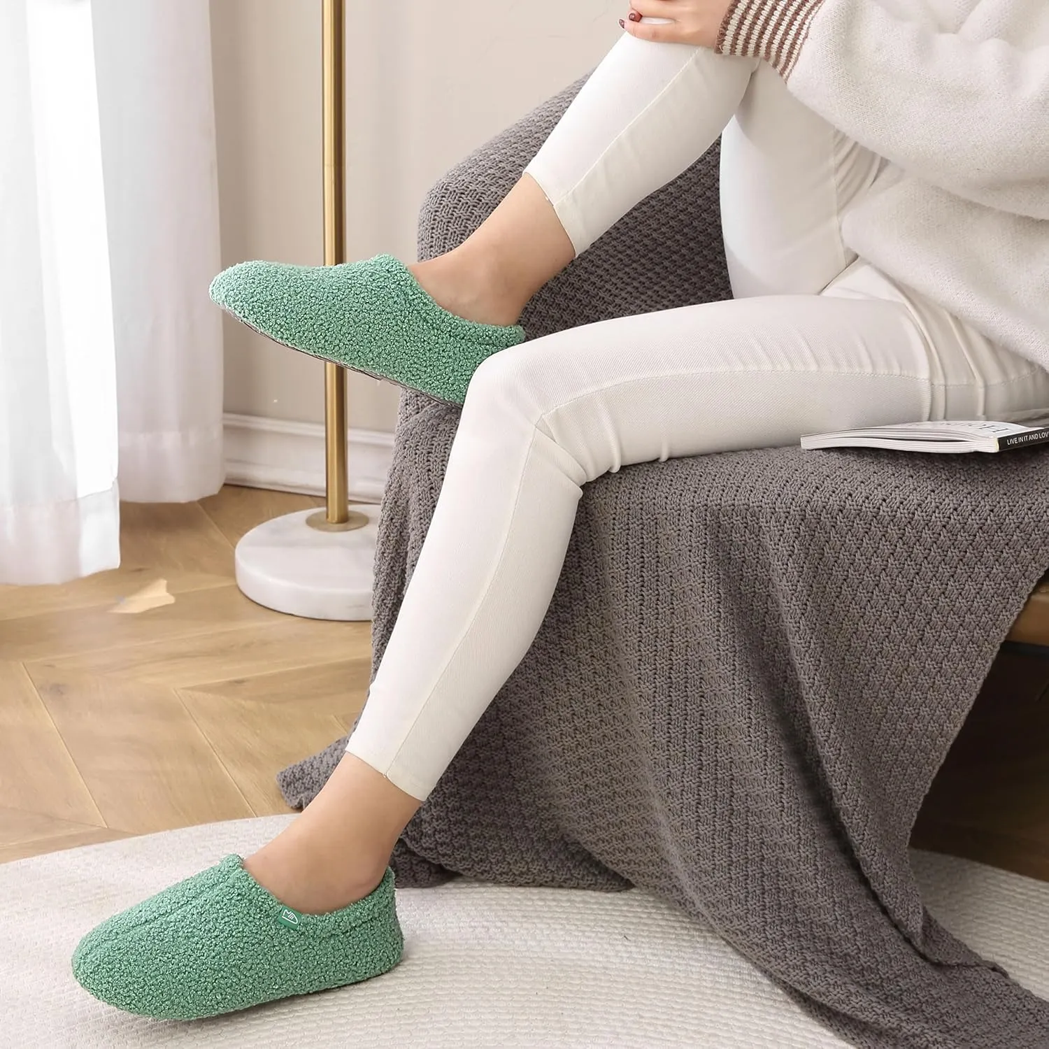 Forfoot House Slippers, Memory Foam Slippers for Women, Slippers for Women Indoor, Womens House Shoes