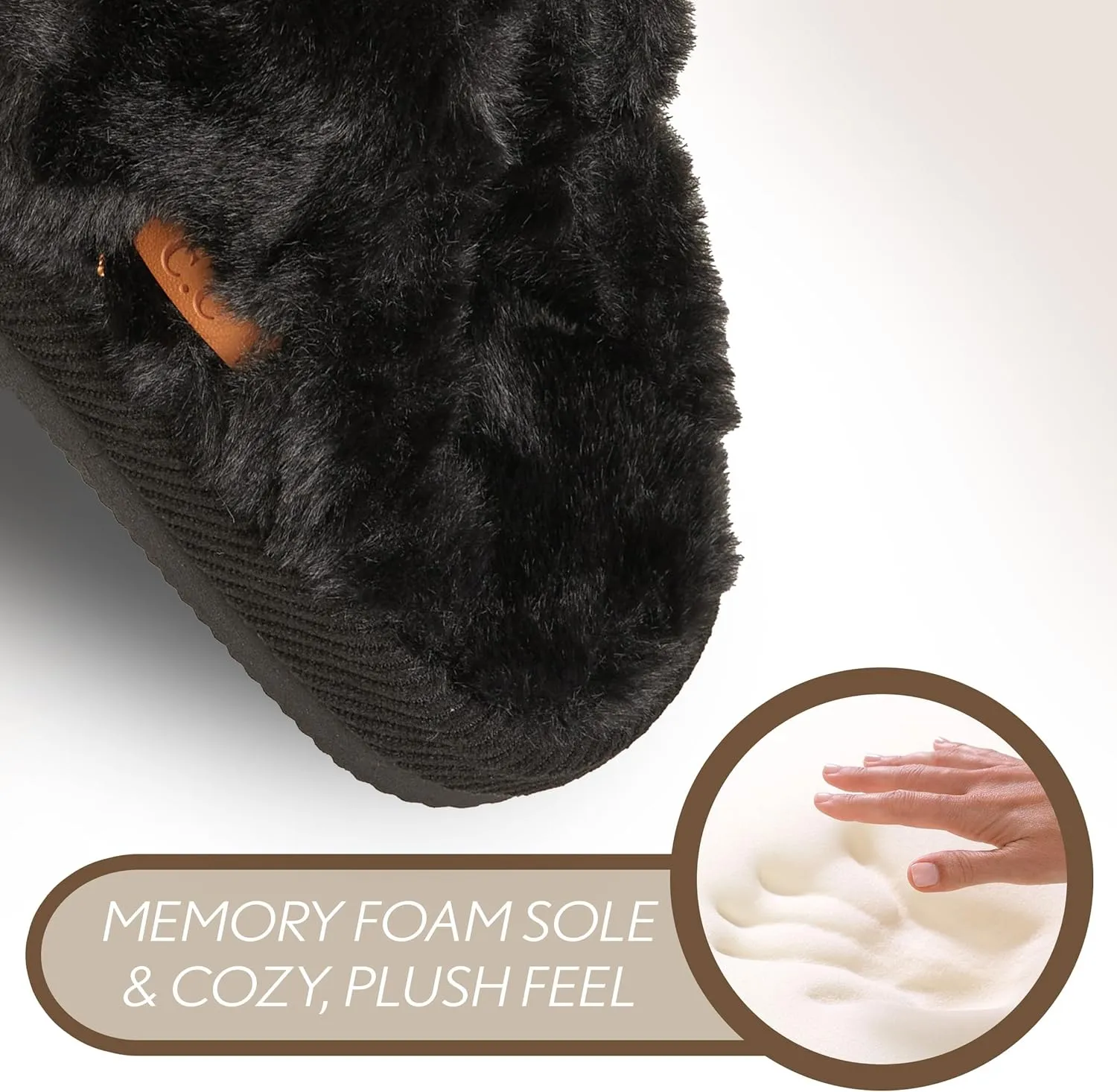 Funky Junque Cozy Plush Women's Memory Foam Slippers - Mother's Day Gift - Indoor/Outdoor Slip-Ons