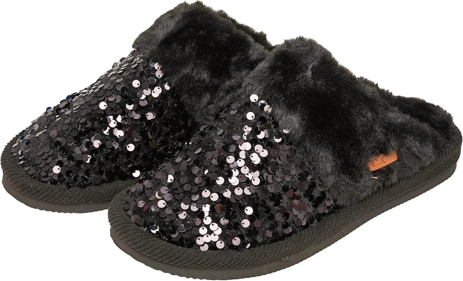 Funky Junque Cozy Plush Women's Memory Foam Slippers - Mother's Day Gift - Indoor/Outdoor Slip-Ons