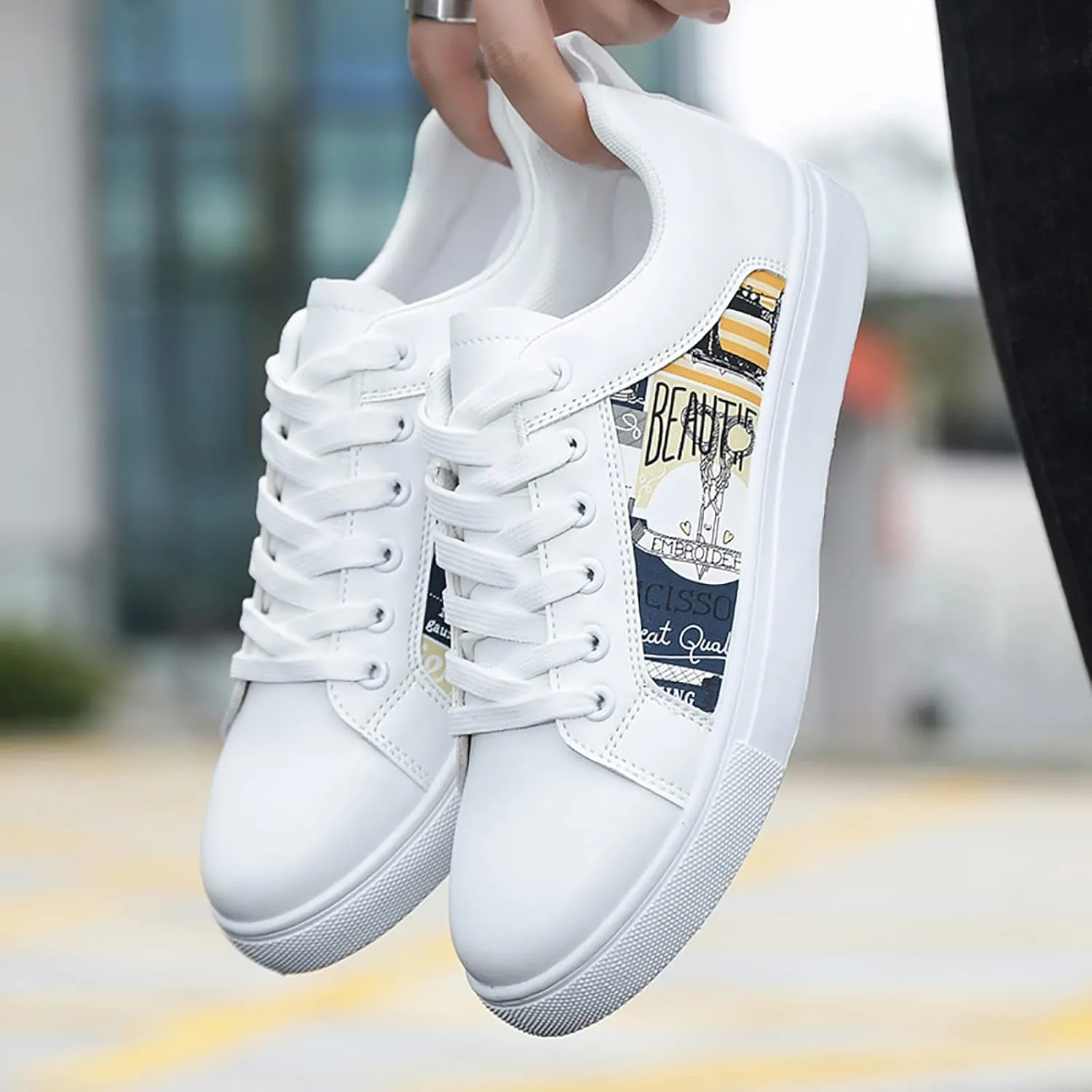 High Top Sneakers for Women 2023 Zapatos Antideslizantes para Mujer De Hule Black Sneakers for Women Slip On Plantar Fasciitis Shoes Women Dress Womens Black Sneakers Size 7w