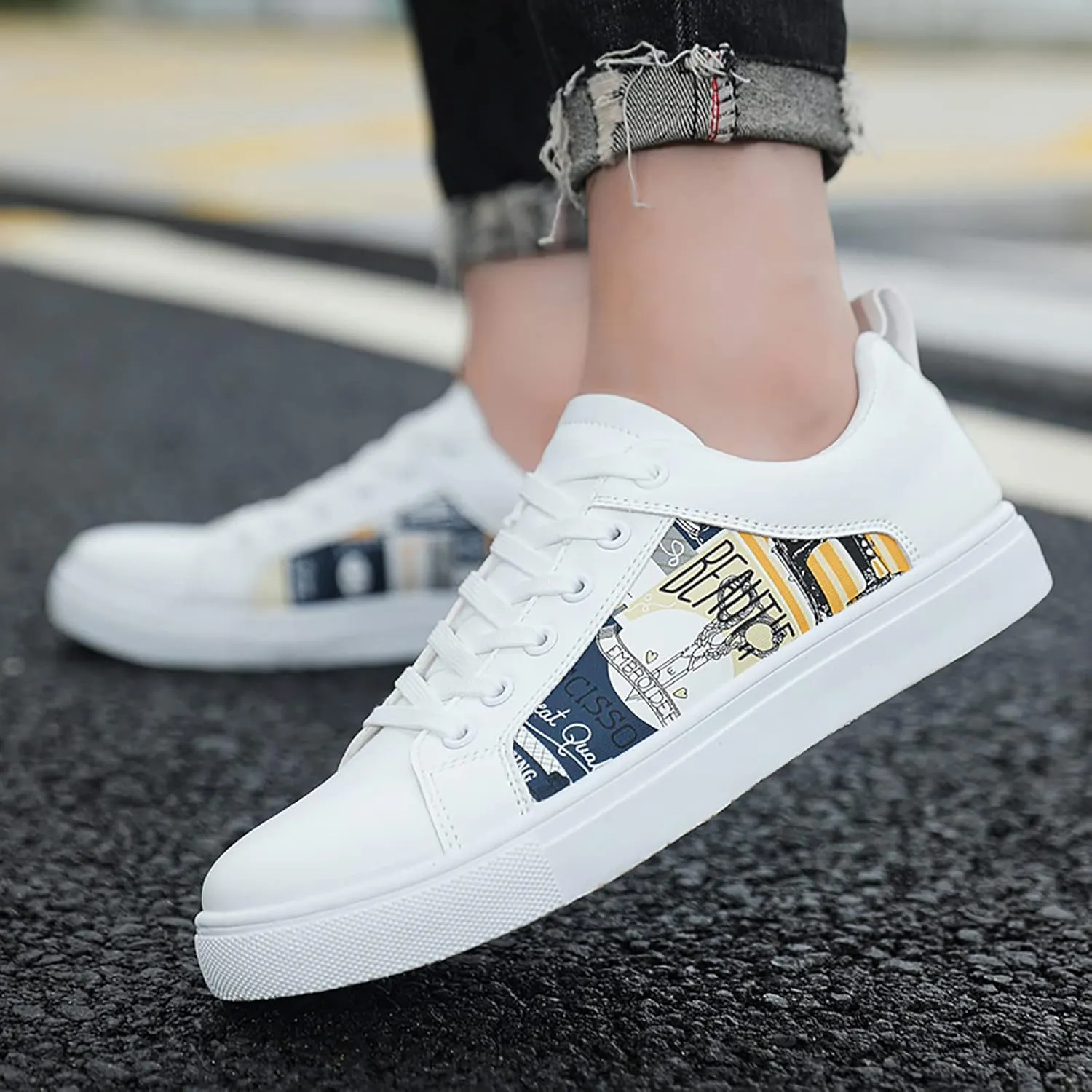 High Top Sneakers for Women 2023 Zapatos Antideslizantes para Mujer De Hule Black Sneakers for Women Slip On Plantar Fasciitis Shoes Women Dress Womens Black Sneakers Size 7w