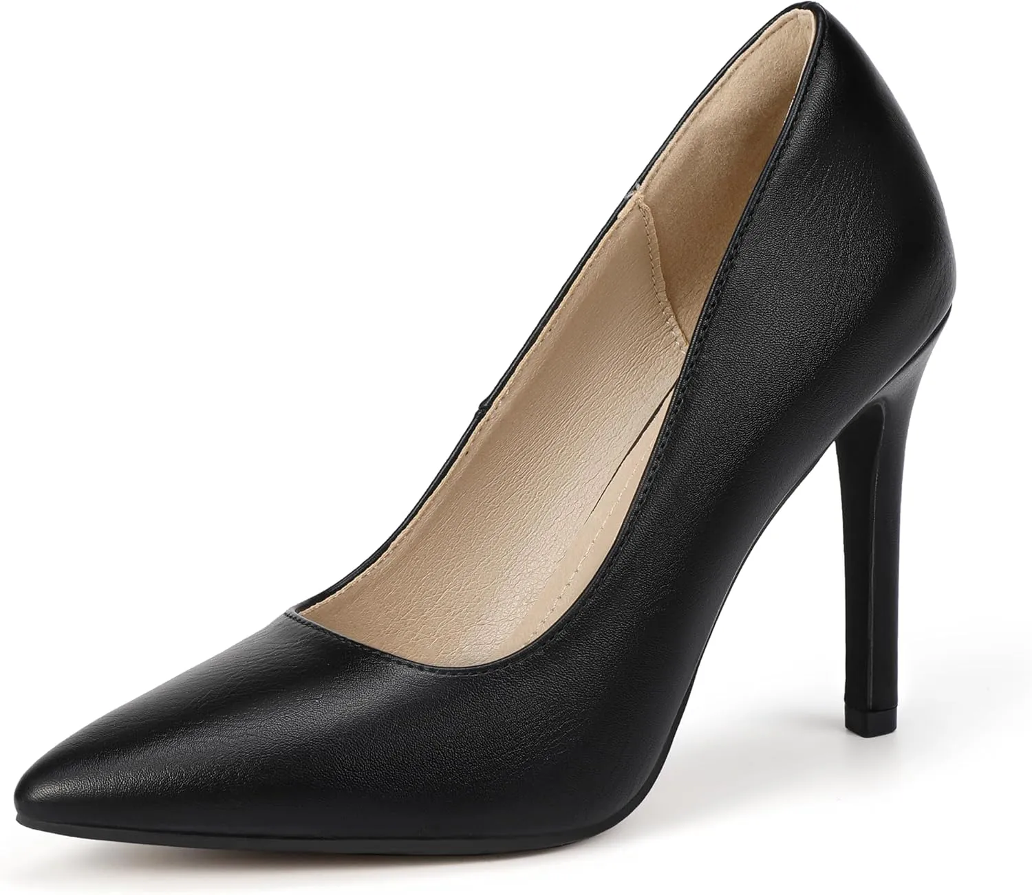 IDIFU IN4 Women's Pumps High Heels Closed Toe Stiletto Pointed Toe Dress Shoes Wedding Prom Bridal Daily Work Office Business Trendy Fashion Sexy Comfortable Pumps Dressy Shoes