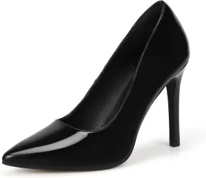 IDIFU IN4 Women's Pumps High Heels Closed Toe Stiletto Pointed Toe Dress Shoes Wedding Prom Bridal Daily Work Office Business Trendy Fashion Sexy Comfortable Pumps Dressy Shoes