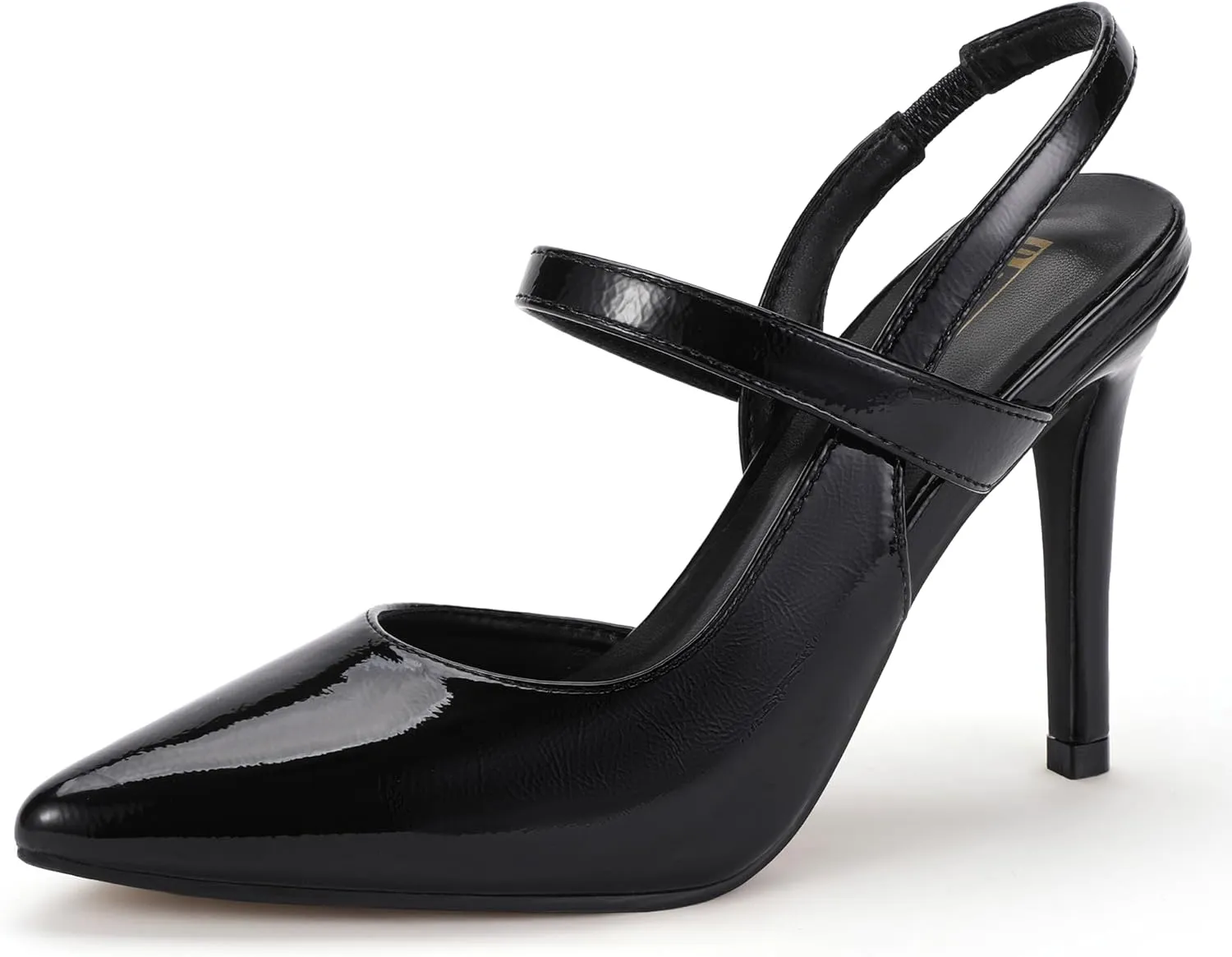 IDIFU IN4 Women's Pumps High Heels Strappy Closed Toe Stiletto Pointed Toe Slingback Dress Shoes for Women Wedding Prom Bridal Party Trendy Fashion Sexy Comfortable Pumps Dressy Shoes