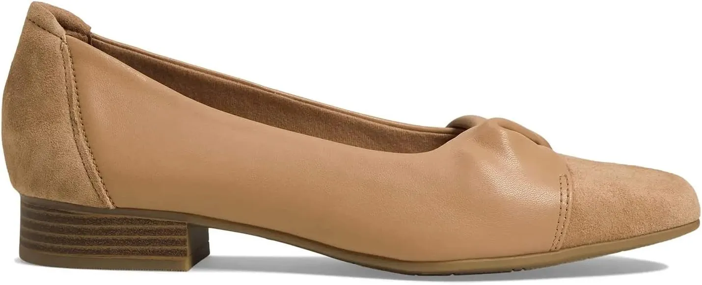 LEHOOR Women Square Toe Low Chunky Heel Pumps Slip On 1 inch Thick Block Heel Loafers Closed Cap Toe Patchwork Pleated Dress Shoes Heeled Comfy Retro Office Ladies Basic Shoes Wedding Party 4-11 M US