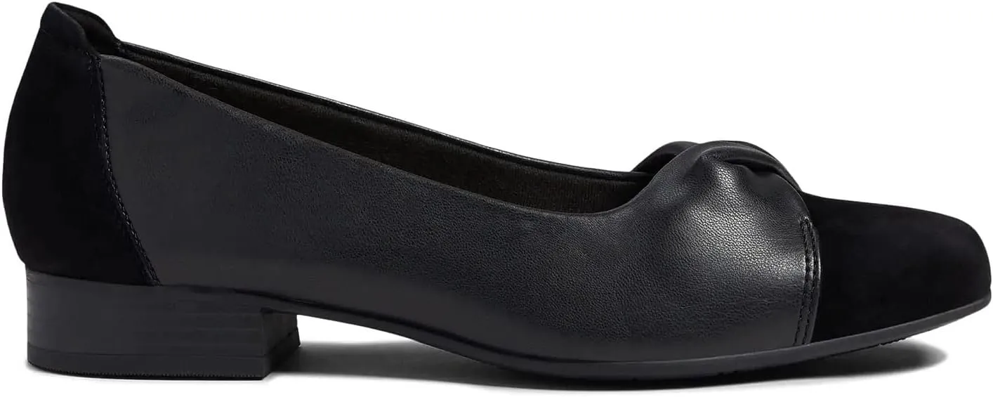LEHOOR Women Square Toe Low Chunky Heel Pumps Slip On 1 inch Thick Block Heel Loafers Closed Cap Toe Patchwork Pleated Dress Shoes Heeled Comfy Retro Office Ladies Basic Shoes Wedding Party 4-11 M US