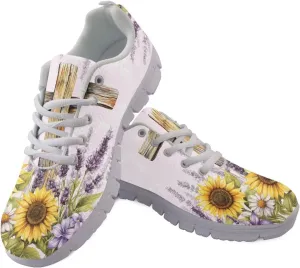Lightweight Walking Sneakers Women Road Running Tennis Workout Athletic Shoes Non-Slip Breathable Work Shoes for Women Sneakers US 5-12