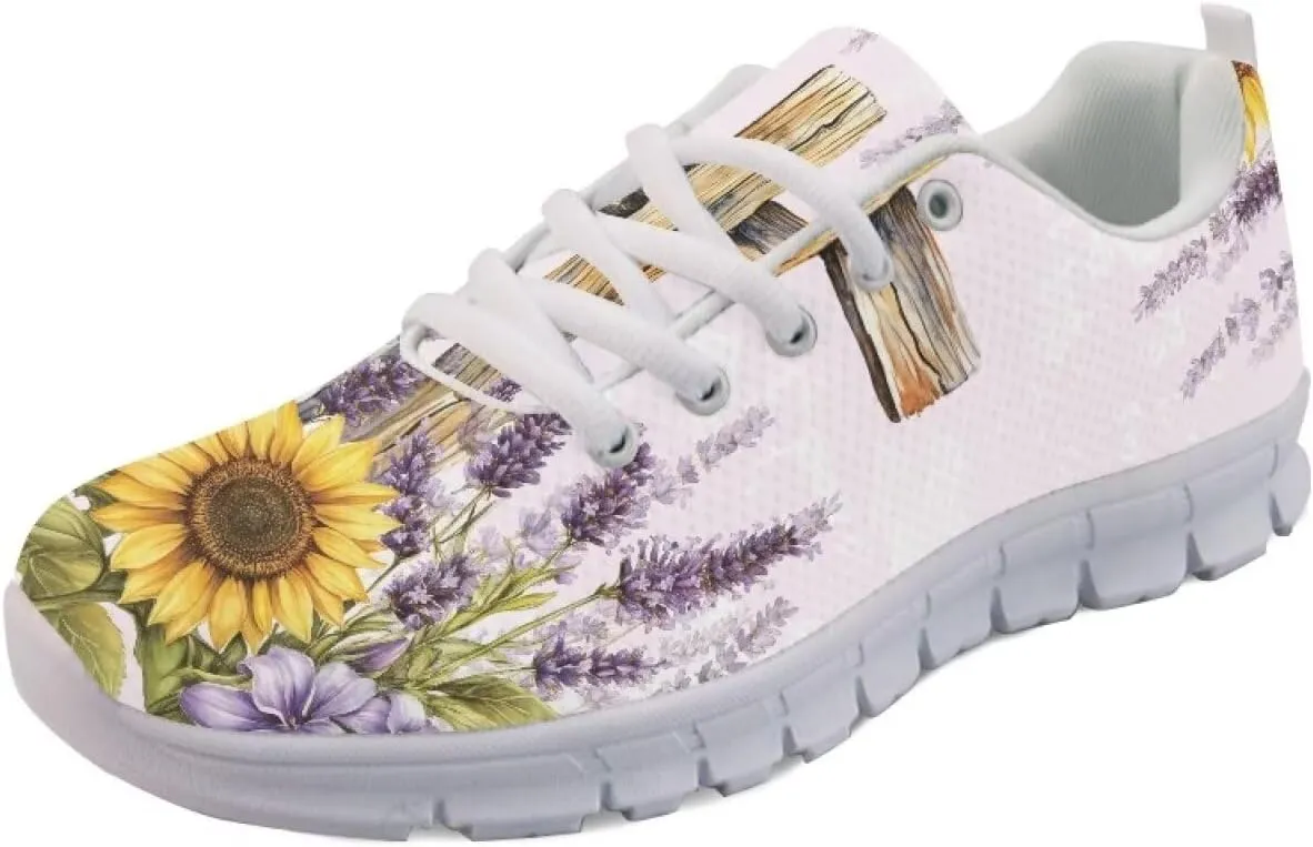 Lightweight Walking Sneakers Women Road Running Tennis Workout Athletic Shoes Non-Slip Breathable Work Shoes for Women Sneakers US 5-12