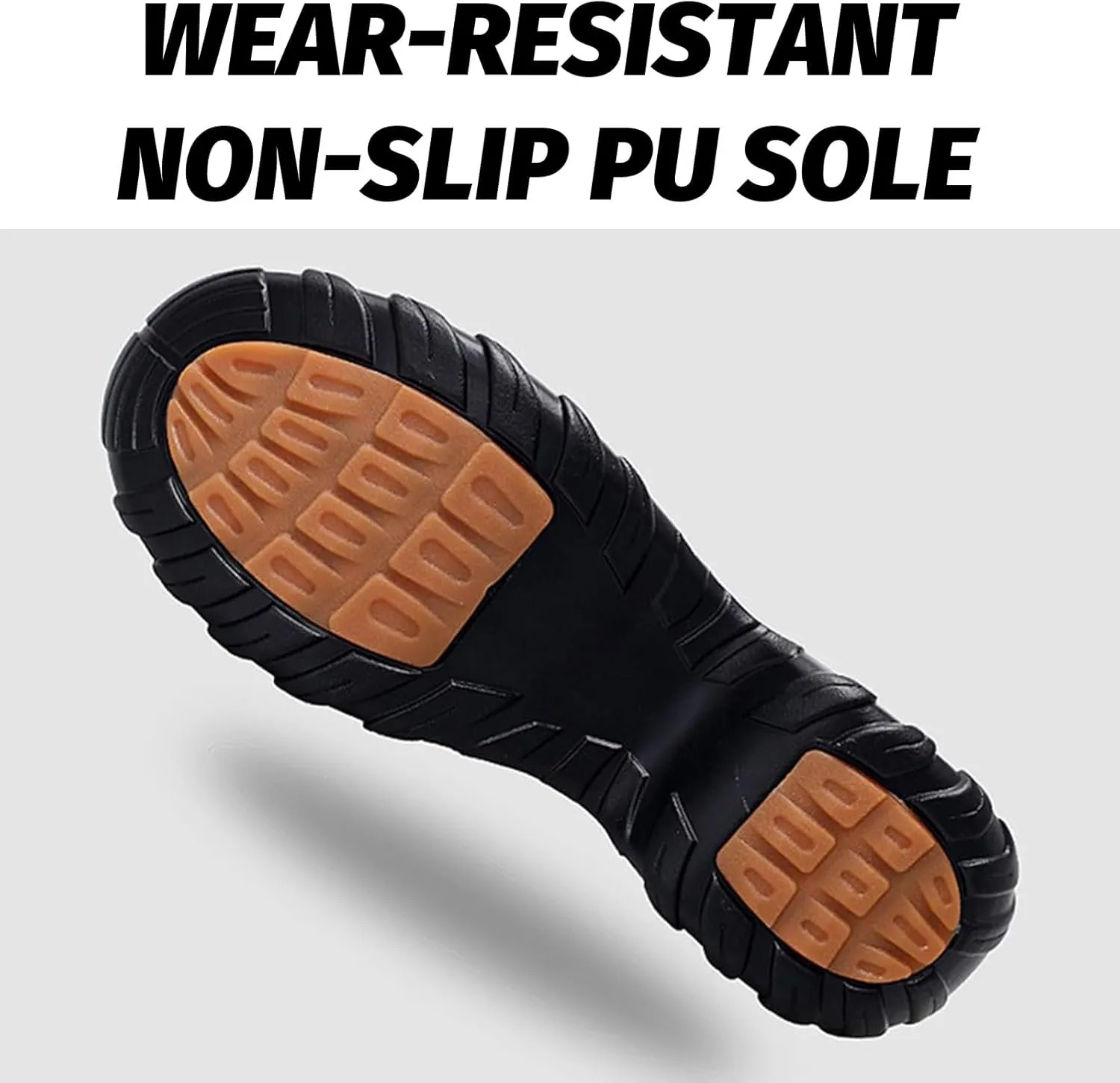 Mens Platform Sneakers Air Cushion for Day Walking, Orthopedic Stretch Breathable, Thick Rocker Bottom for Men Women