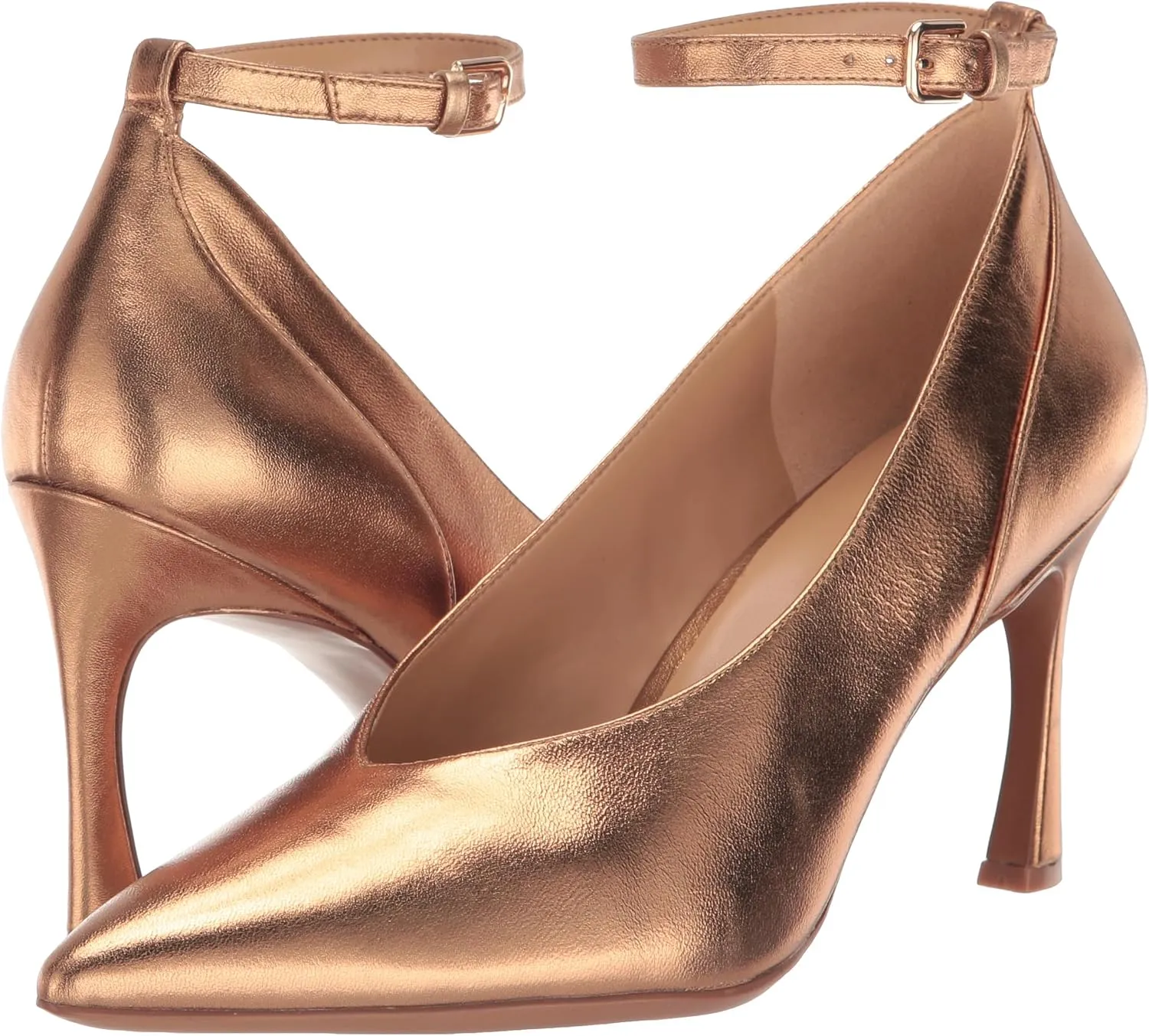 Naturalizer Women's Ace Ankle Strap Pointed Toe Pump
