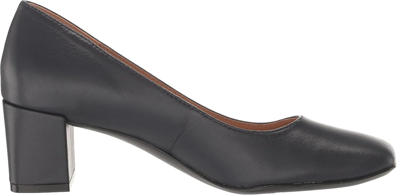 Naturalizer Women's Karina Low Block Heel Square Toe Pump