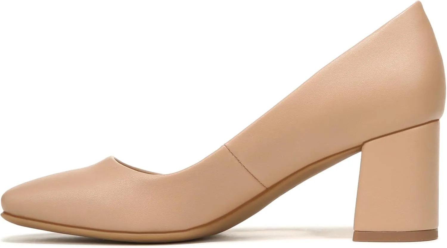 Naturalizer Women's Warner Square Toe Block Heel Pump