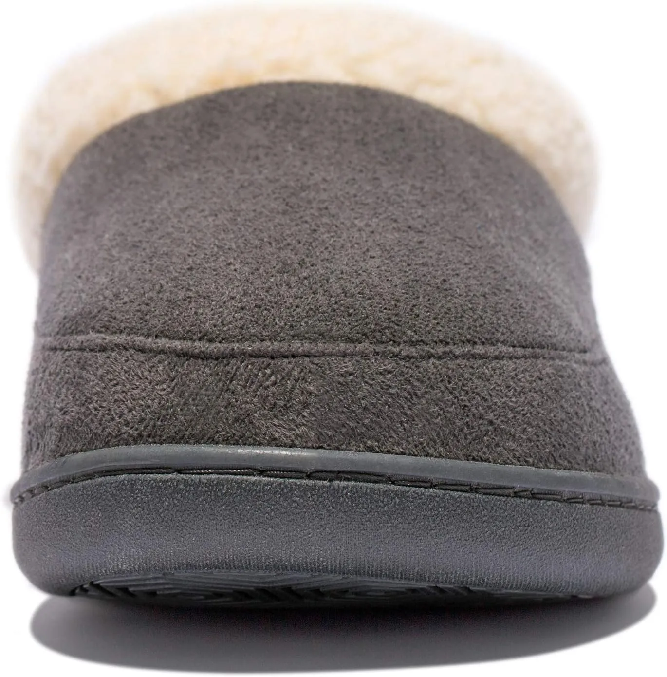 NewDenBer Men's Warm Memory Foam Slippers Suede Plush Fleece Lined Slip on Indoor Outdoor Clog House Shoes