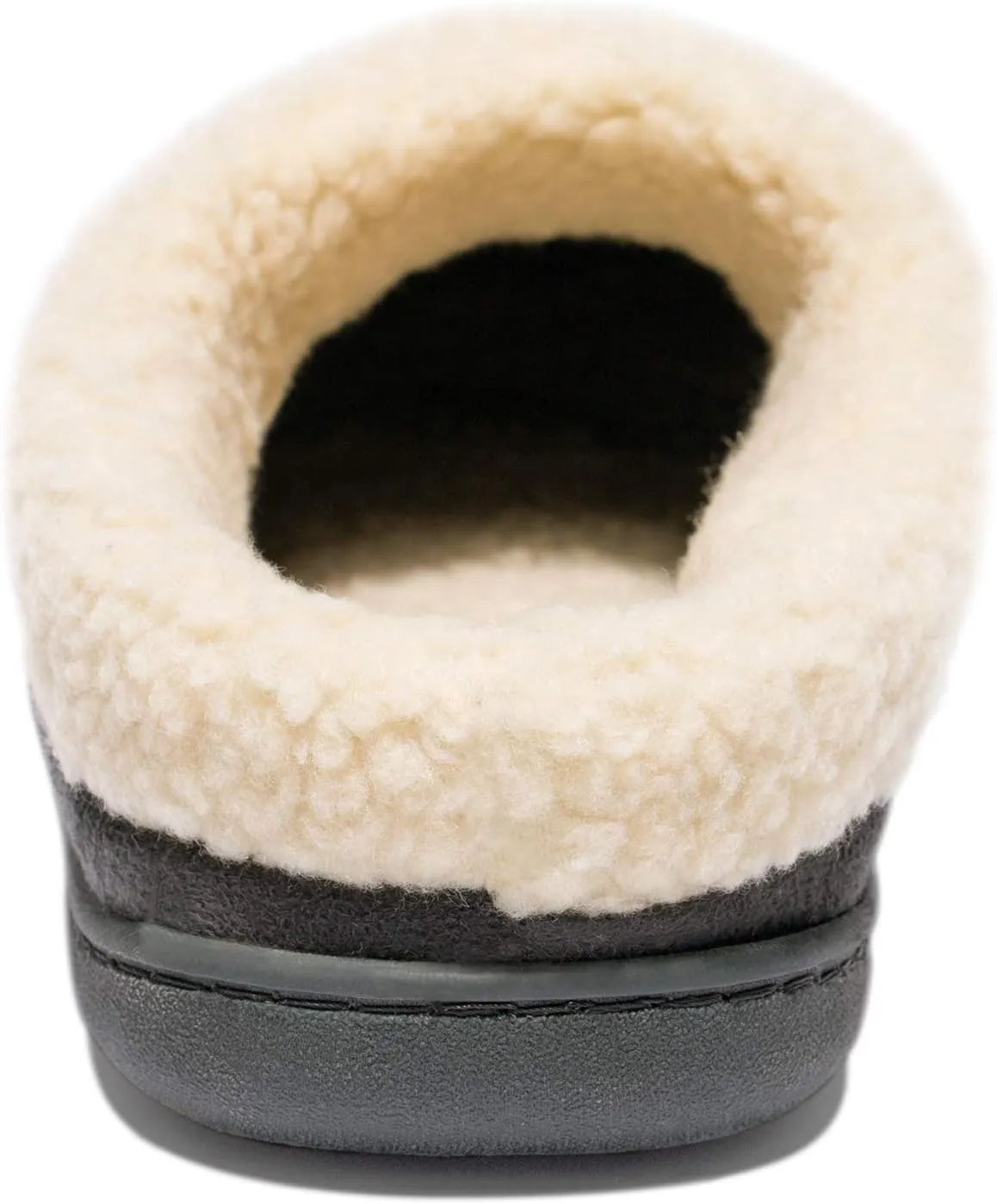 NewDenBer Men's Warm Memory Foam Slippers Suede Plush Fleece Lined Slip on Indoor Outdoor Clog House Shoes