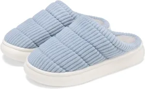 NineCiFun Womens House Shoes Warm Memory Foam Slippers for Women Indoor Soft Fleece Lined Womens Slippers