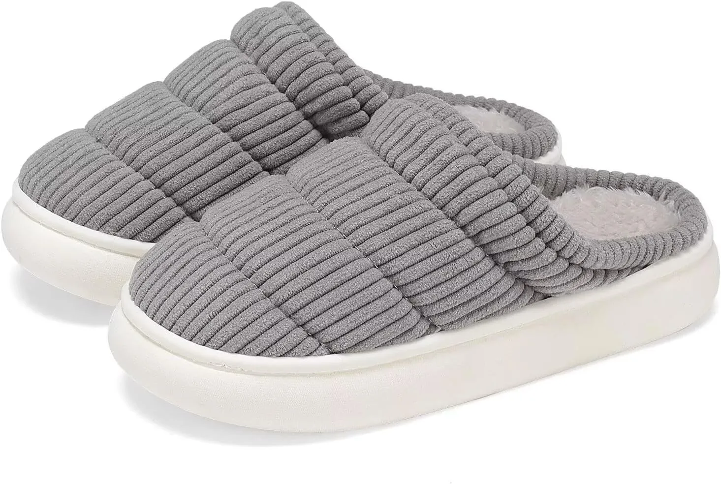 NineCiFun Womens House Shoes Warm Memory Foam Slippers for Women Indoor Soft Fleece Lined Womens Slippers