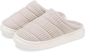 NineCiFun Womens House Shoes Warm Memory Foam Slippers for Women Indoor Soft Fleece Lined Womens Slippers