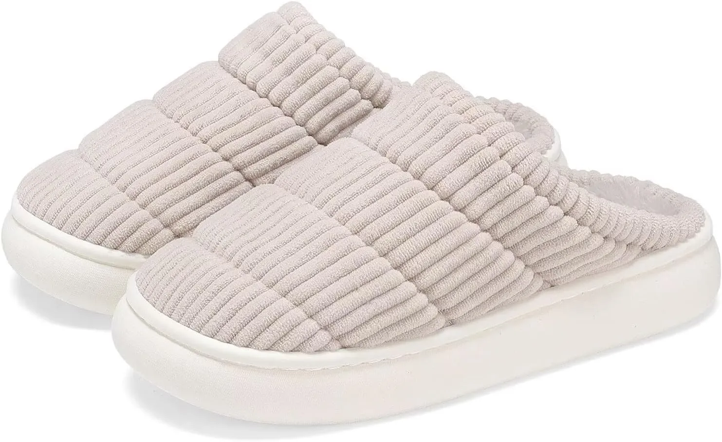 NineCiFun Womens House Shoes Warm Memory Foam Slippers for Women Indoor Soft Fleece Lined Womens Slippers