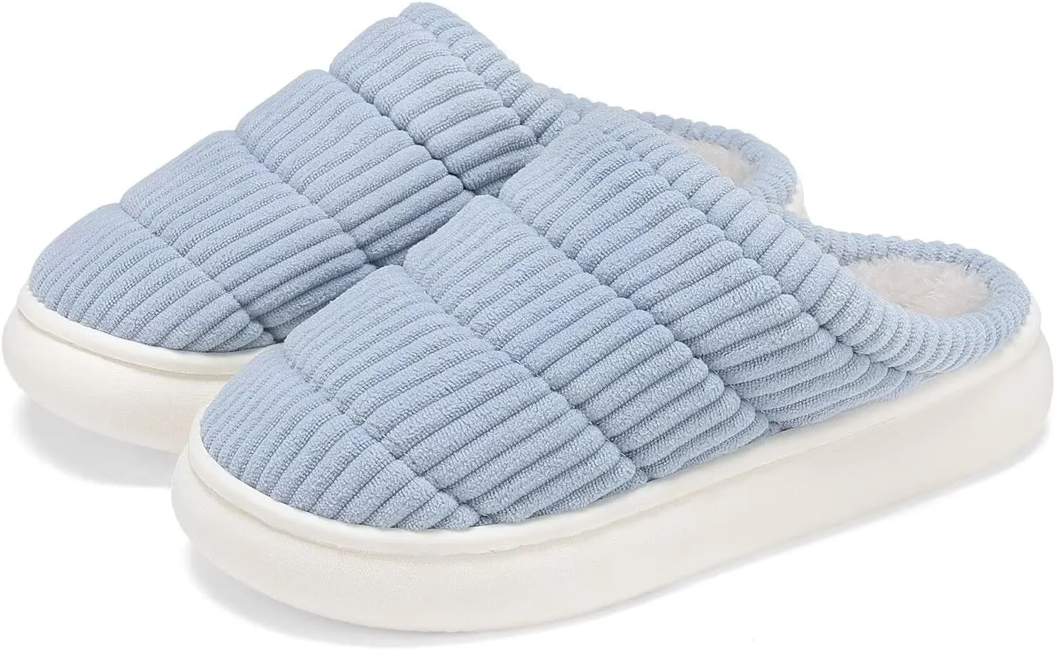 NineCiFun Womens House Shoes Warm Memory Foam Slippers for Women Indoor Soft Fleece Lined Womens Slippers