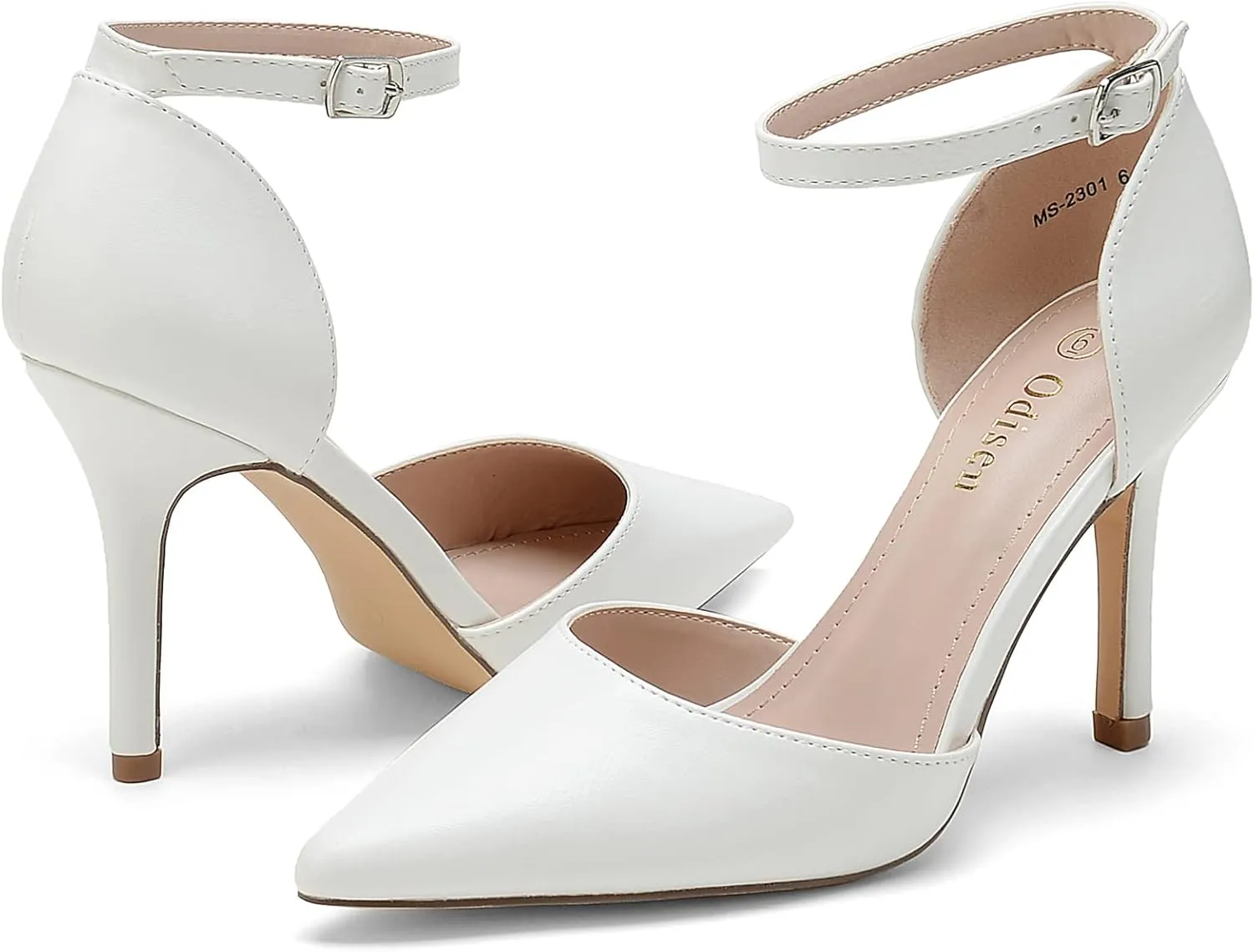 Odisen Women's Closed Toe Heels Pumps
