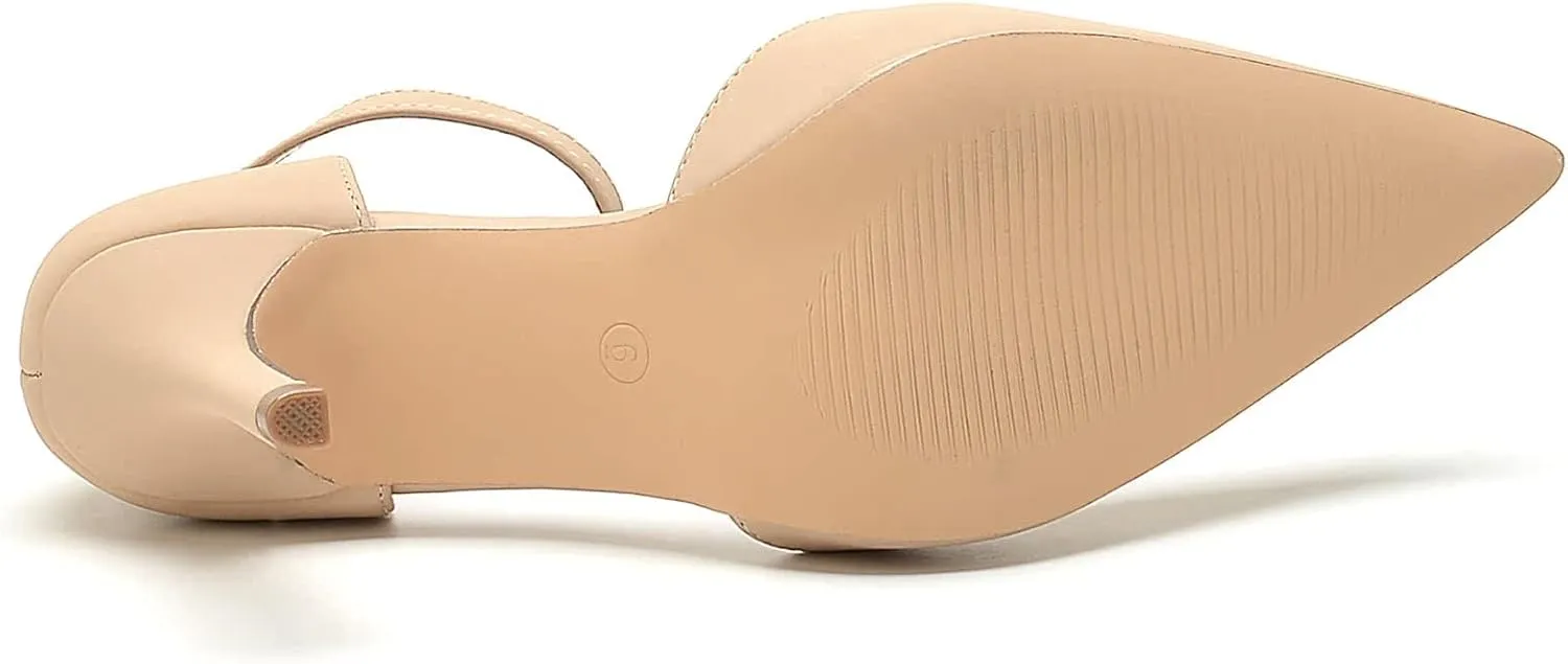 Odisen Women's Closed Toe Heels Pumps