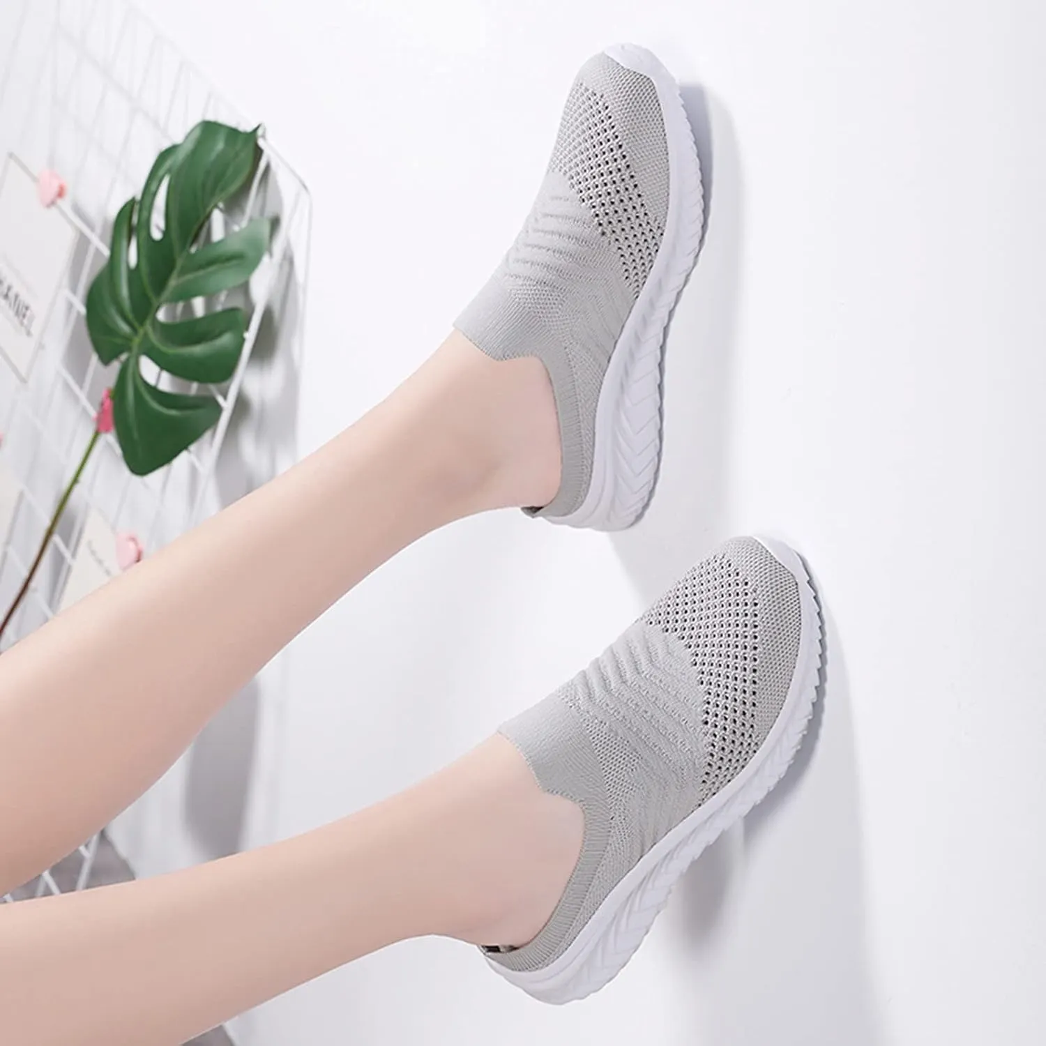 Orthopedic Slip On Shoes for Foot Pain Relief Womens Walking Sneakers with Arch Support Comfortable Casual Loafers Plantar Fasciitis Diabetic Feet