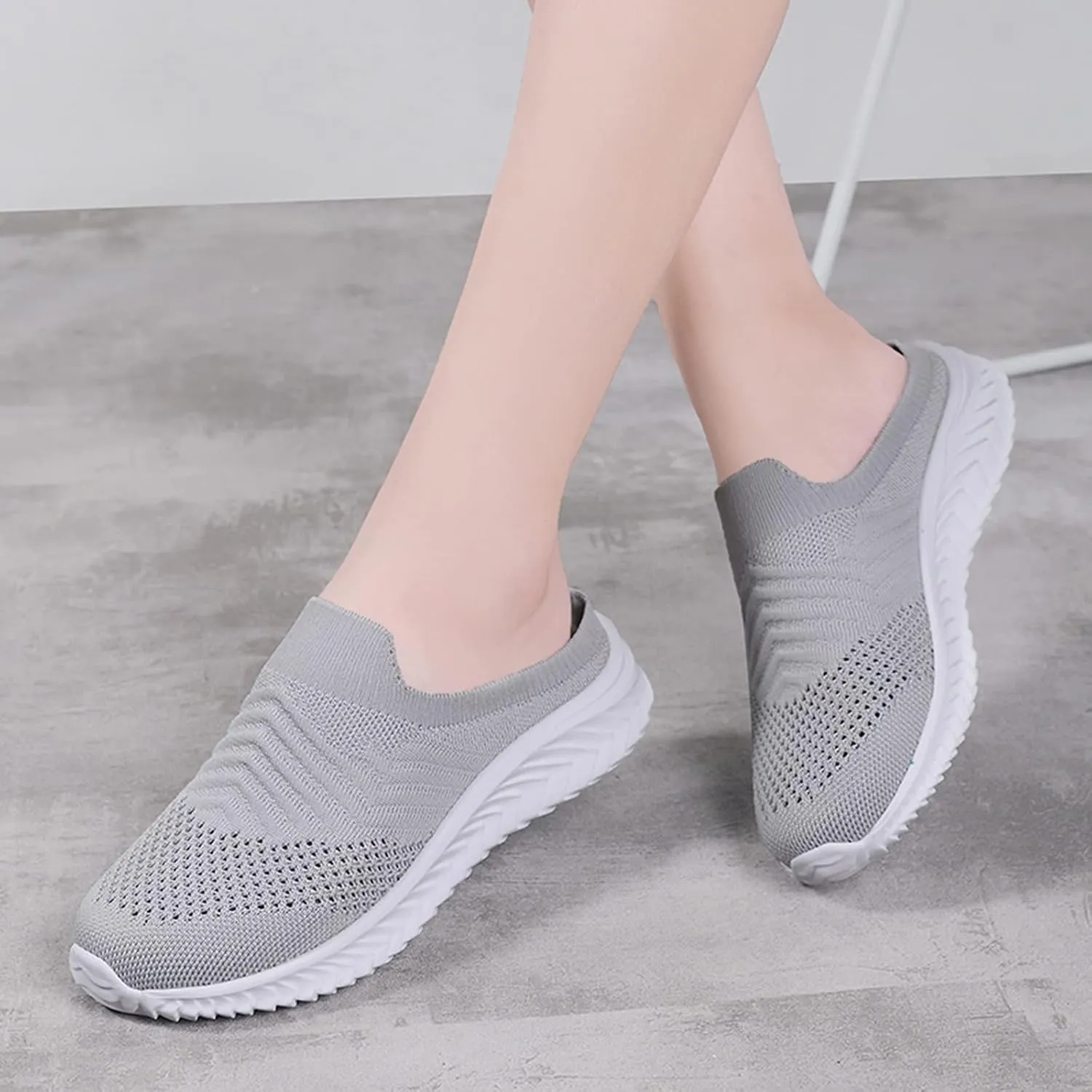 Orthopedic Slip On Shoes for Foot Pain Relief Womens Walking Sneakers with Arch Support Comfortable Casual Loafers Plantar Fasciitis Diabetic Feet
