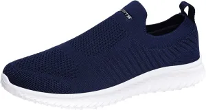 Orthopedic Walking Shoes for Diabetic Women Slip On Sneakers with Arch Support Comfortable Casual Loafers Plantar Fasciitis Foot Heel Pain Relief