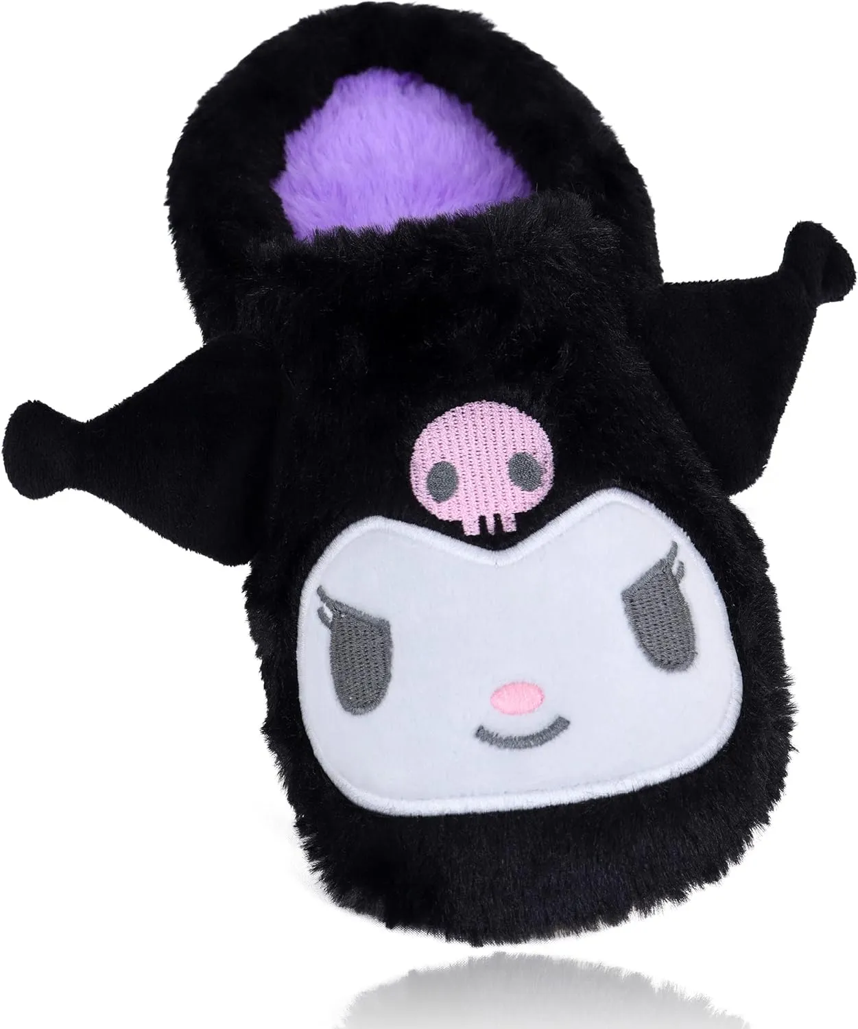 Roffatide Anime Cinnamoroll Fuzzy Slippers - Open Back & Closed Toe Foam Slippers with Rubber Sole for Girls