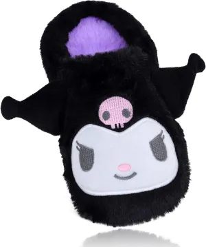 Roffatide Anime Cinnamoroll Fuzzy Slippers - Open Back & Closed Toe Foam Slippers with Rubber Sole for Girls