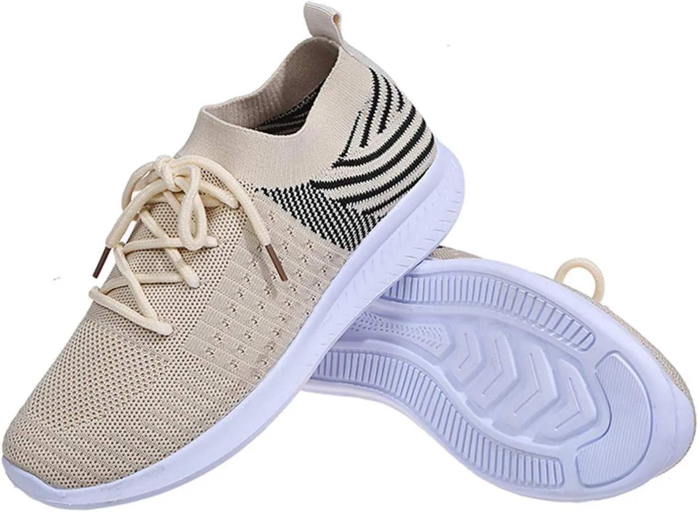 SBGMoSJ Running Shoes Womens Lightweight Fashion Sport Sneakers Zapatos Antiderrapantes para Mujer Womens Slip On Shoes Wide Width Womens White Platform Sneakers Zapatos Antideslizantes para Mujer