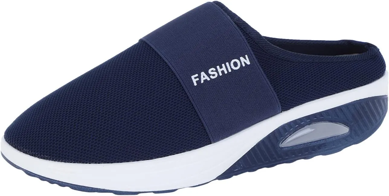 SBGMoSJ Women Sneakers Size 9.5 Wide Women's Wide Comfortable Soft Slip On Walking Flat Shoes Women Slip On Shoes Wide Width Chunky Sneakers for Women Platform Women's Slip On Shoes Black