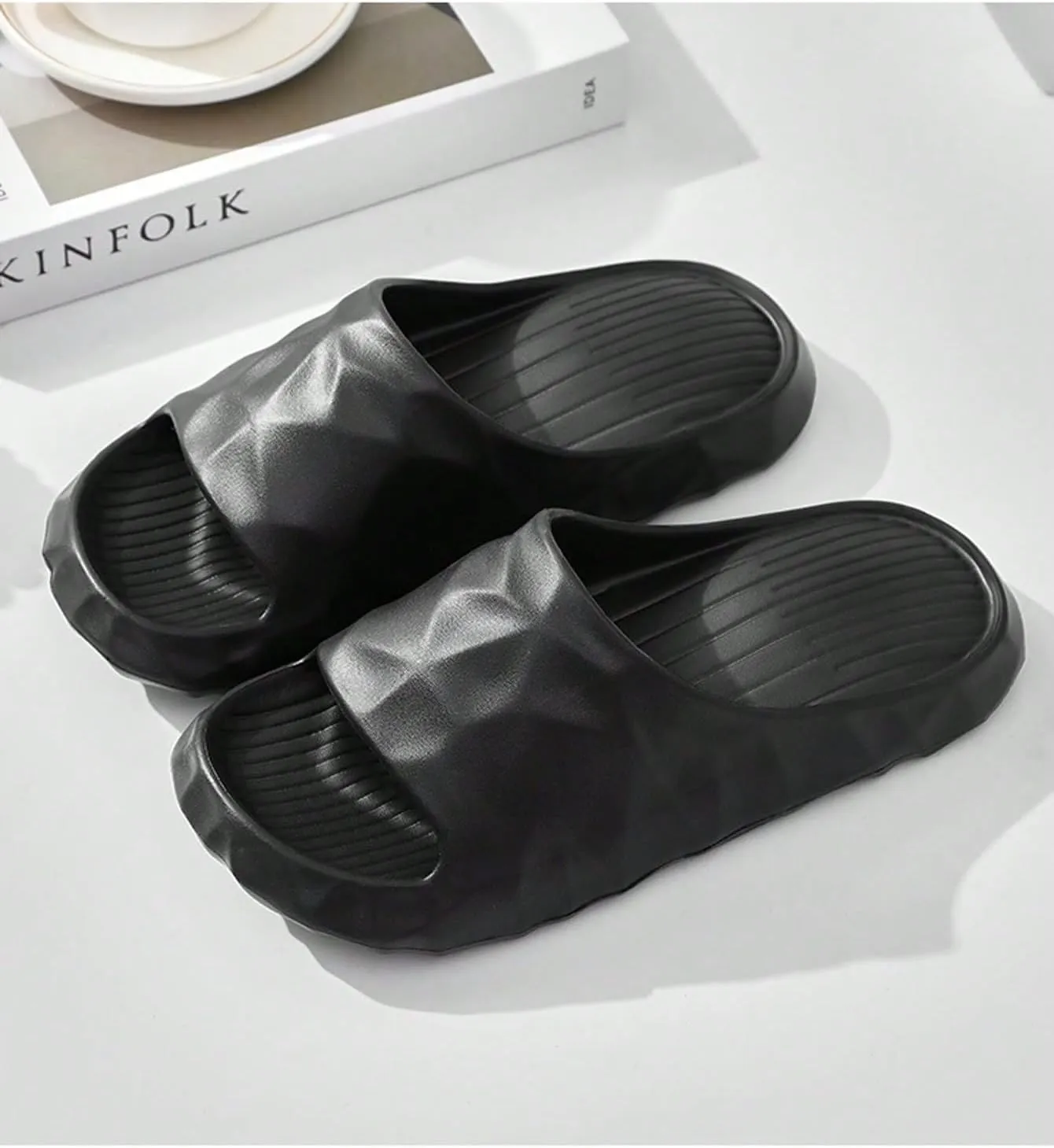 Summer home home antiskid men and women's indoor bathroom EVA foam slippers soft soled couple home sandals