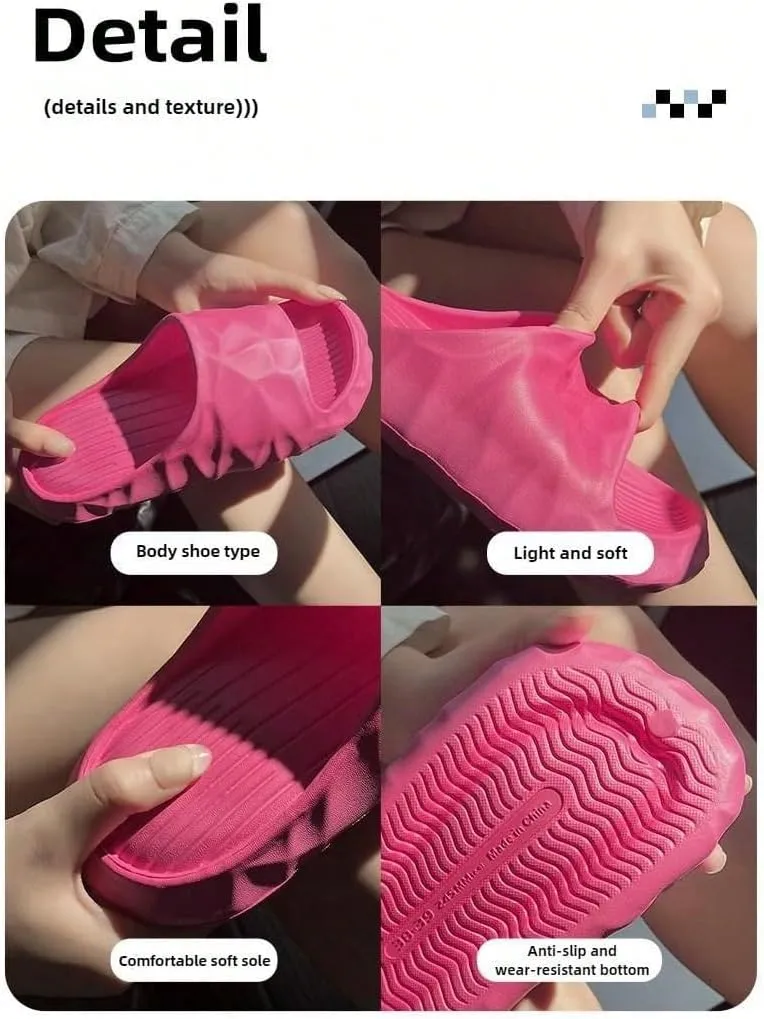 Summer home home antiskid men and women's indoor bathroom EVA foam slippers soft soled couple home sandals