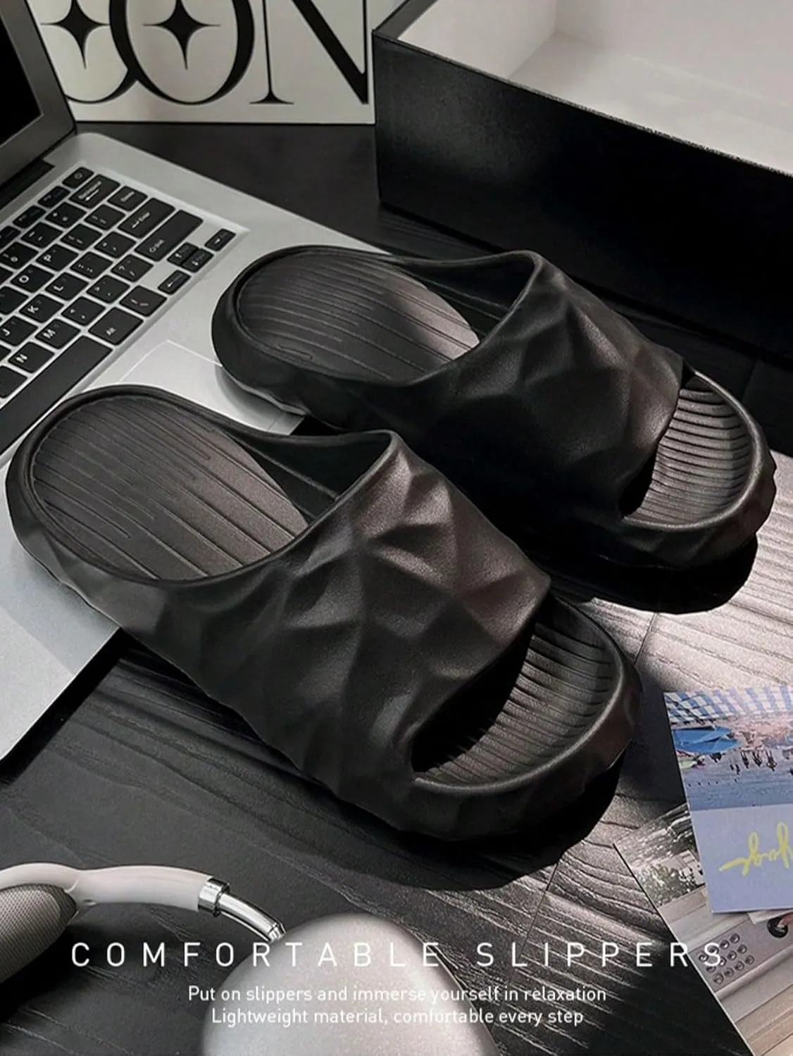 Summer home home antiskid men and women's indoor bathroom EVA foam slippers soft soled couple home sandals