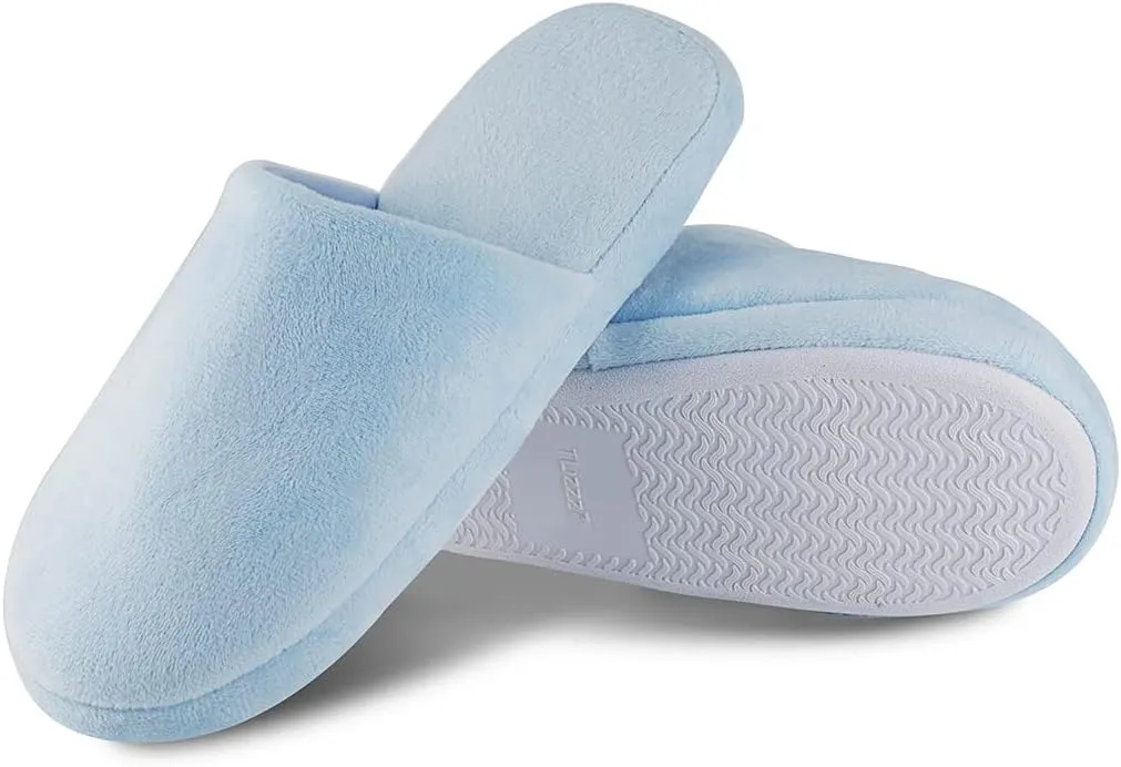 Tlizzz7 Memory Foam Slippers - Fuzzy Fluffy Spa Hotel House Home Indoor Slippers for Women and Men